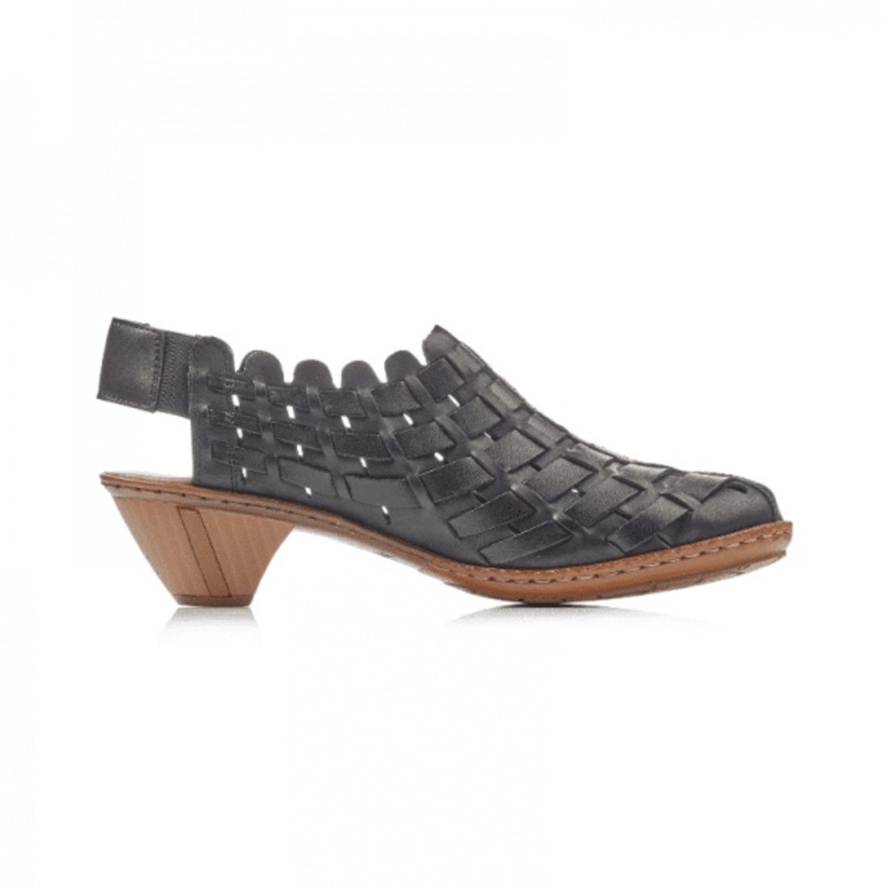 Rieker Sina Sandal in Nero/Black